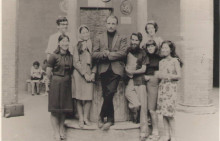 Gruppo di partecipanti con il Maestro - Siena 1966